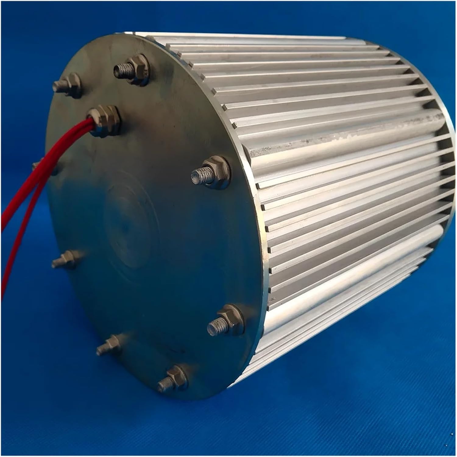 Low Speed 10KW Permanent Magnet Generator Used for Developing AC 3-Phase Generators for Wind Turbines and Water Turbines Low Starting Speed for Home(with Base,48V_10000W 200RPM)