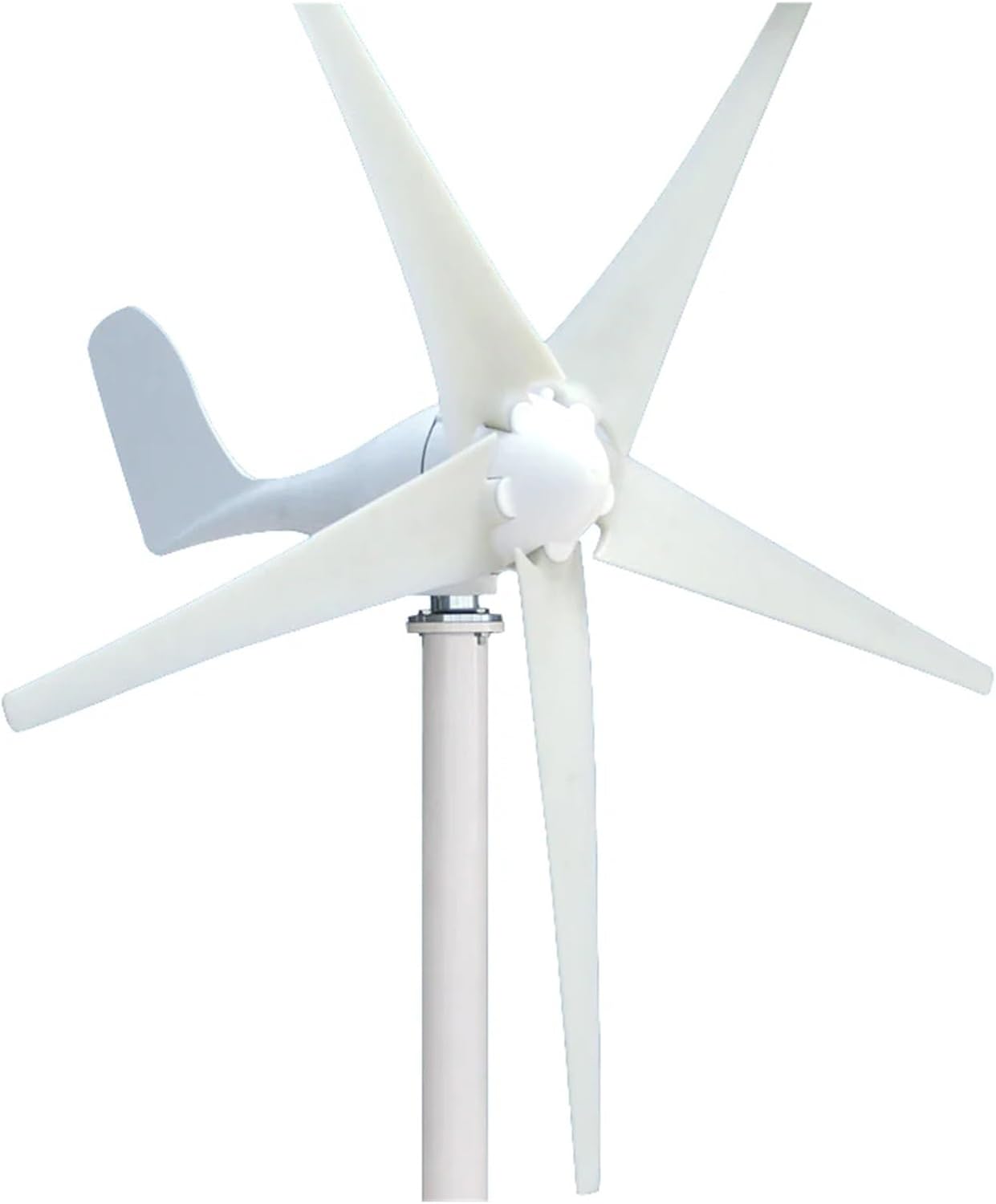 Wind Turbines, 200W Wind Generator 3 Or 5 Blades Wind Turbine 12V 24V Power for Home Use Monitoring and City Lamp Permanent Magnent Generator(5 Blades_24V)