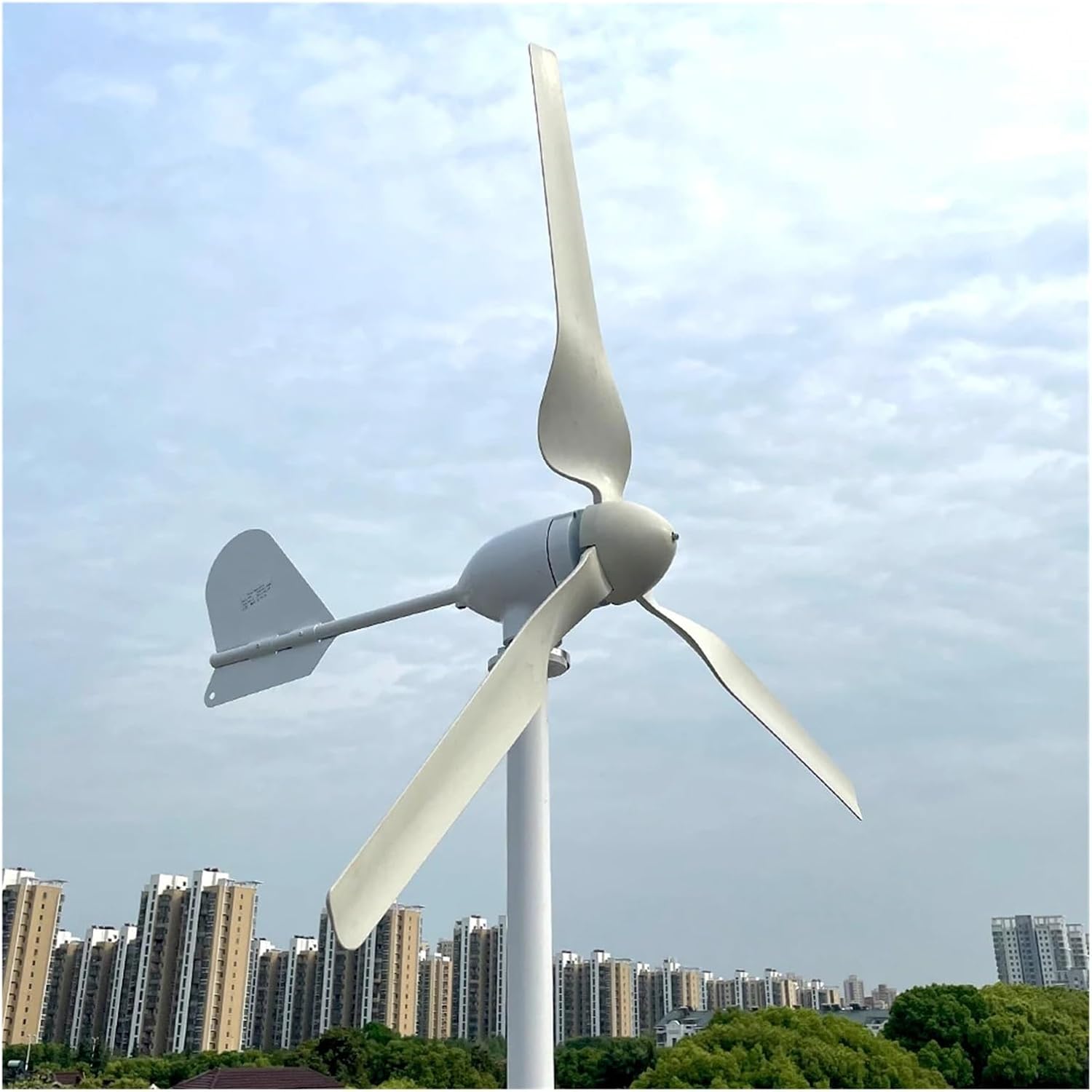 10KW Wind Turbine Generator 10000W 12V 24V 48V Small Windmill 10KW Wind Generators with MPPT Hybrid Controller for Home Low Starting Speed for Home(Off Grid System,12V)