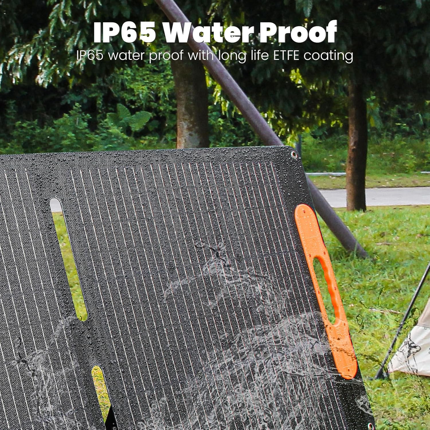 100 Watt Portable Solar Panel for Power Station, 100W 20V Foldable Solar Charger with MC4 Cable, USB Output, Folding 100w Solar Panel for RV Camping Blackout Off Grid System