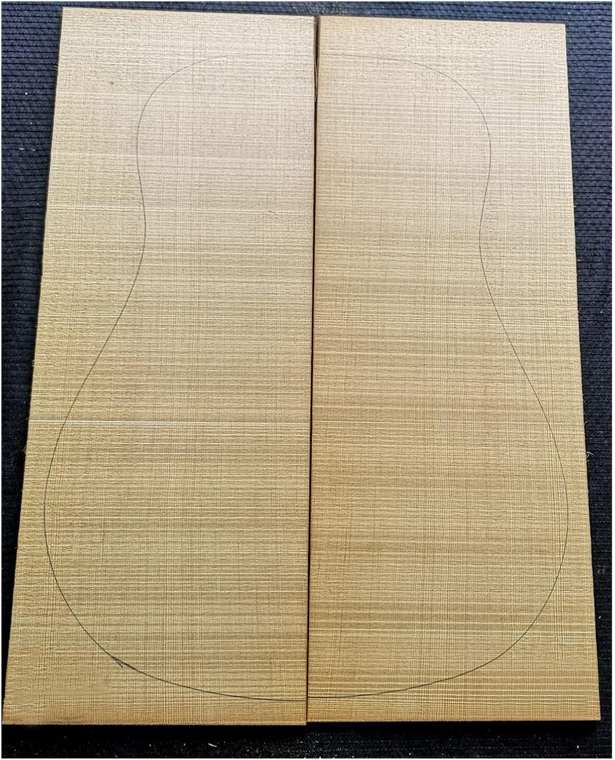 FLFL Spruce Veneer Guitar All-Single Guitar Making Materials Unfinished Guitar Kit (Color : 2)
