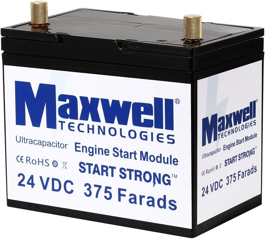 Maxwell Durablue 24V 375F Super Capacitor Solar Power System 3000Farads car Audio Amplifier 12V Engine Start Battery
