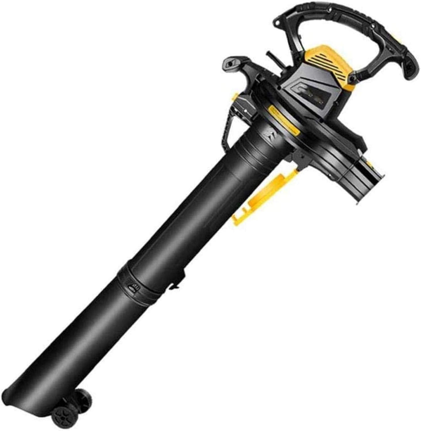 Cordless Leaf Blower Universal Blower 3800W Garden Vacuum Variable Speed 40 Litre Collection Bag 16:1 Shredding Ratio