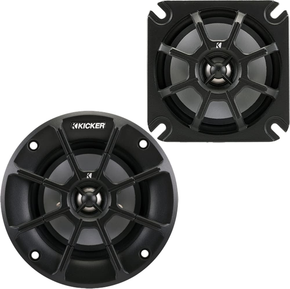 KICKER Sub, Speakers and Amp Package of 5 Items: 6-3/4