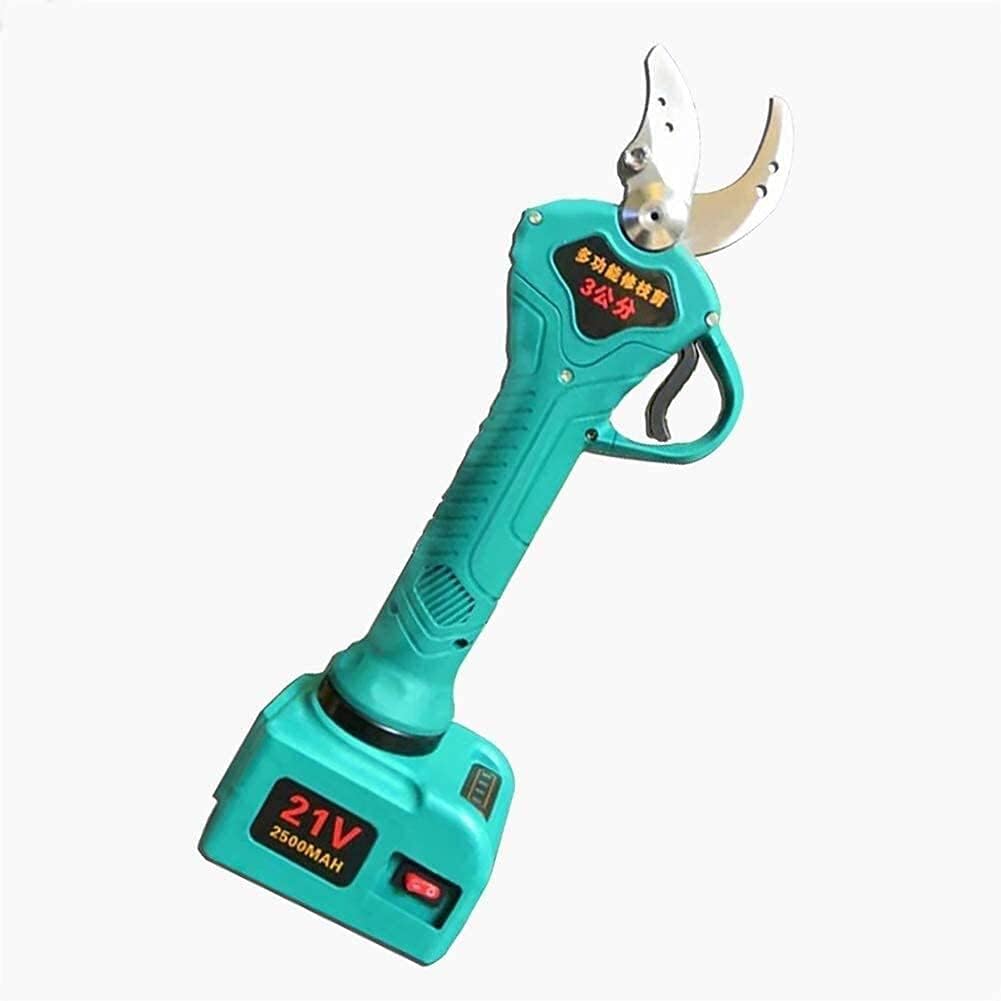 Professional Electric Pruning Shears Cordless Electric Pruning Shears Tree Branch Pruner Garden Ratchet Anvil Pruner with Rechargeable 2Ah Lithium