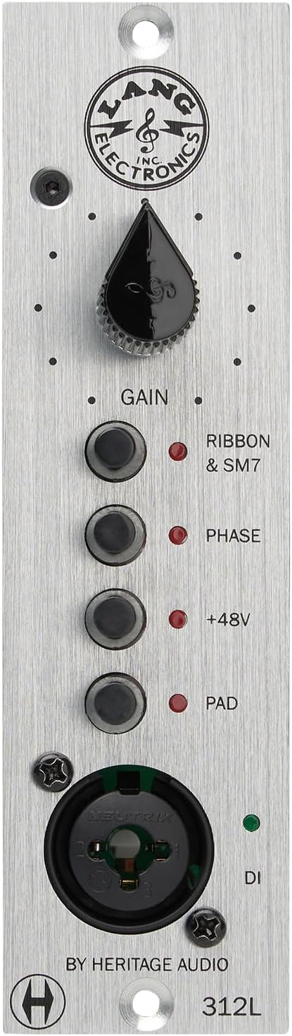 Heritage Audio Lang 312L 500 Series Microphone Preamp