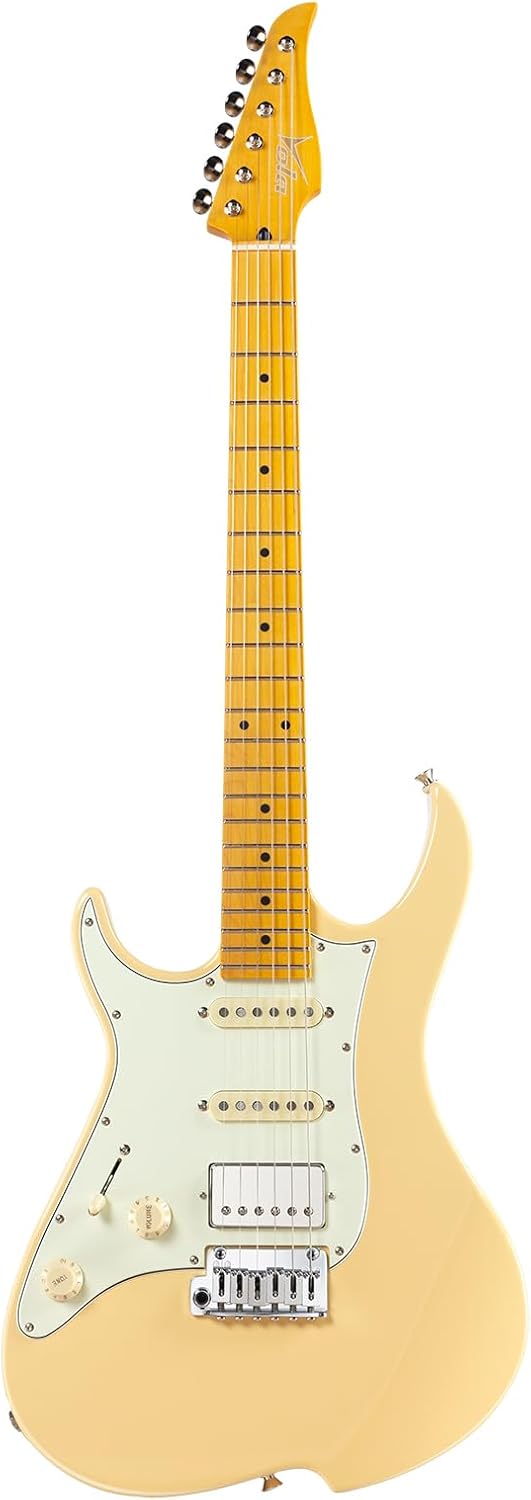 Vola Electric Guitar OZ RV MC LH Vintage Ivory Gloss Handmade in Japan MIJ Gotoh Bridge Gotoh Locking Tuner 6 Strings Modern C Neck For All Levels