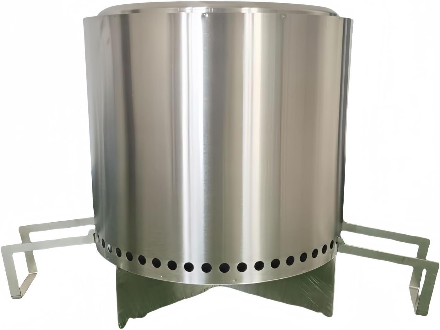 Stainless Steel Fire Stove Smokeless Fire Pit Wood Burning Lightweight Fireplace Weight 15lb Outdoor Activity Stove Ideal for 2-3 People