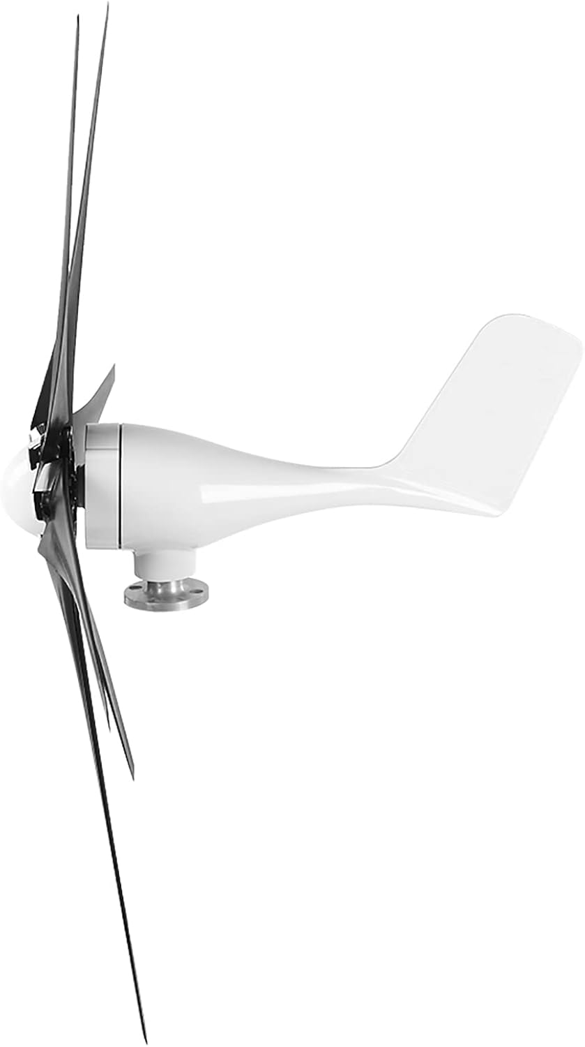 100W Wind Turbine Generator, 6 Blade High Efficiency Power Supply for Industrial Homes (12V)