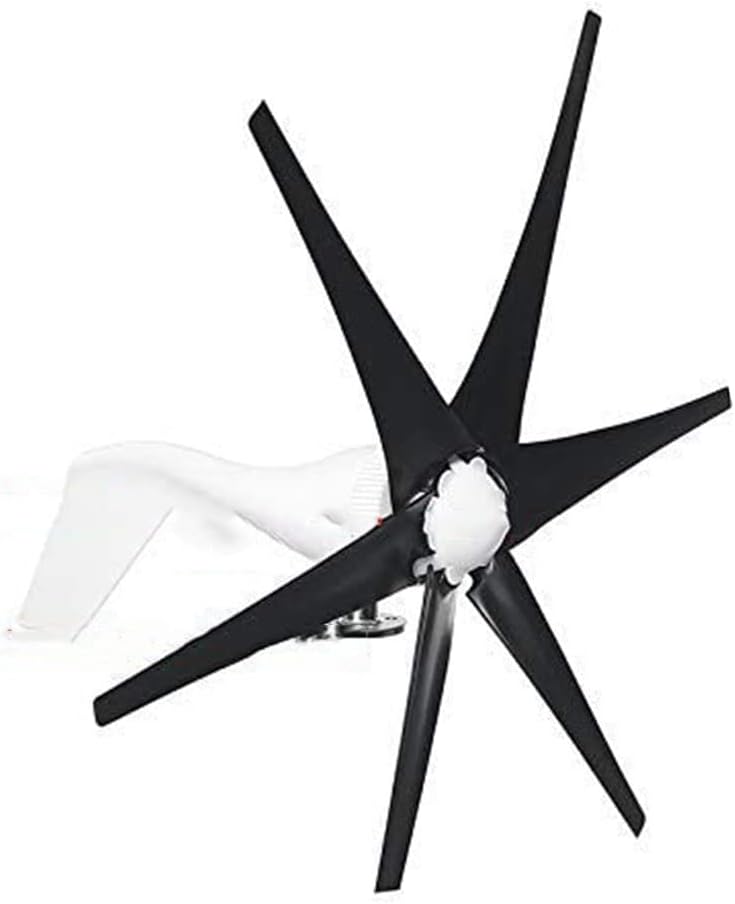 Wind Turbines,6 Blade Wind Turbines+Controller Wind Generator Power Windmill Energy Turbines Charge,24V (24V)