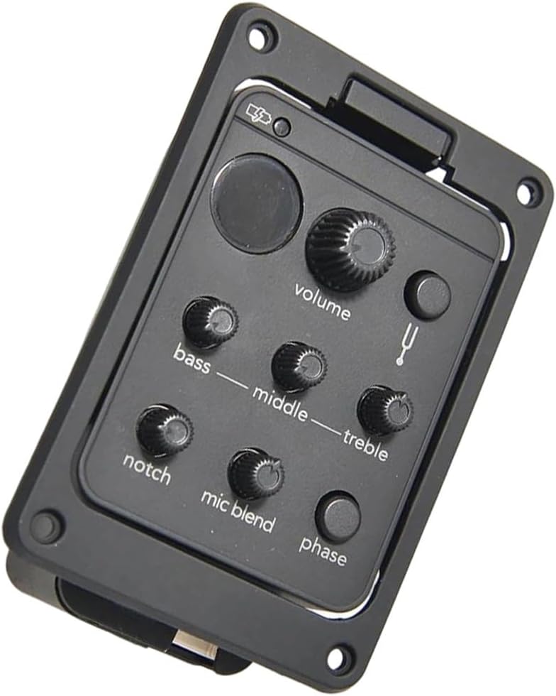 Acoustic Guitar Pickups Acoustic Guitar Pickup With Tuner Microphone Preamplifier Professional Accessories(6)