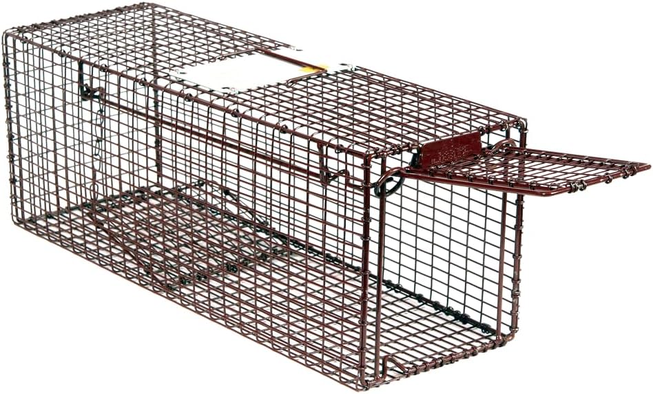 Tru Catch Tuffy 24 Humane Live Animal Trap Easy & Safe Catch & Release for Kittens, Rabbits, & Other Small Animals - Durable Light Duty TNR - (24