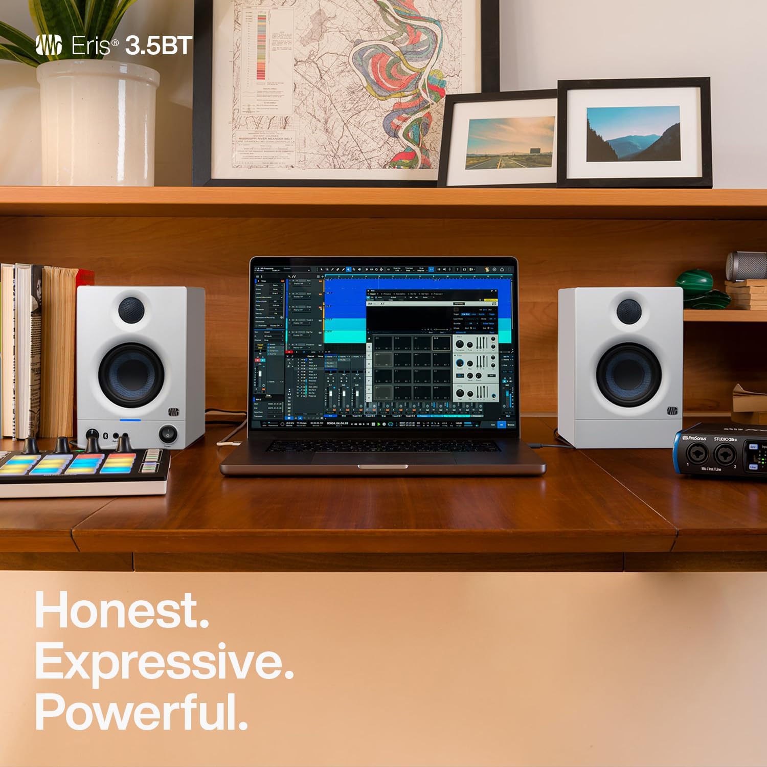 PreSonus Eris 3.5BT Studio Monitors, Pair — 3.5