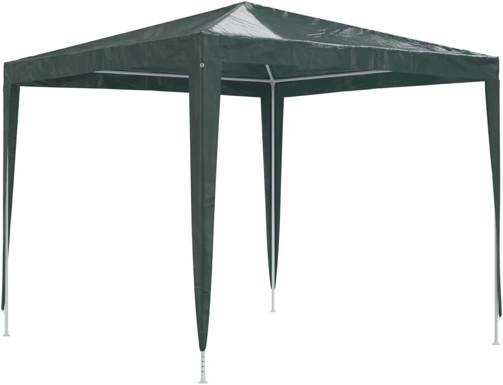 Professional Party Tent 8.2'x8.2' Green 0.3 oz/ft²,UVResistant Outdoor Party Tent with Durable Steel Frame and WaterRepellent Canopy for Gatherings Outdoor Living, Patio Furniture & Accessories
