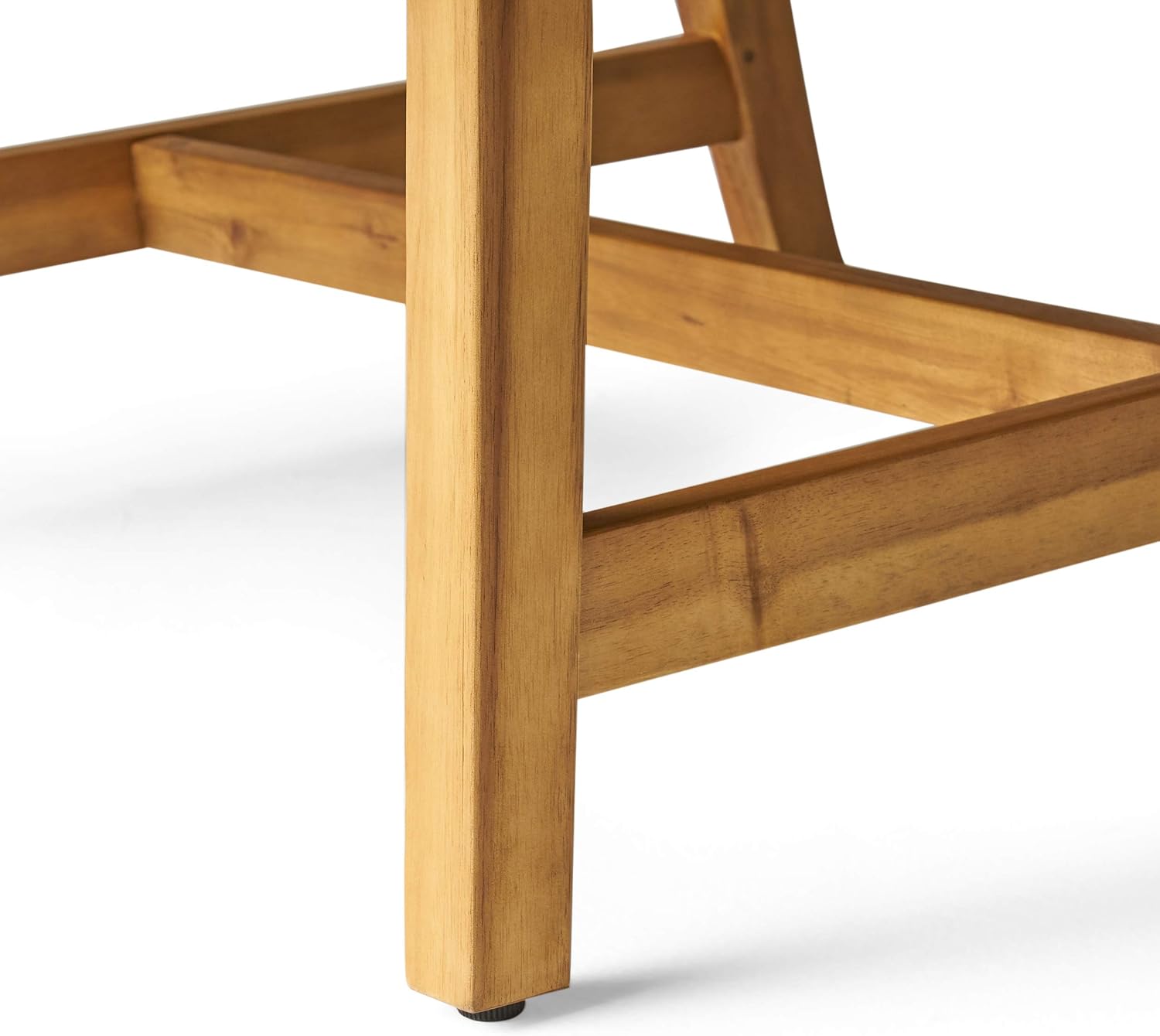 GDFStudio Outdoor 5 Piece Wood and Wicker Club Chairs and Fire Pit Set, Mixed Mocha and Light Gray