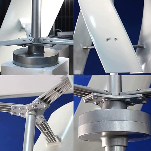 Vertical Magnetic Levitation Wind Turbine 5000W - 3 Blades, Silent & Waterproof Charge Controller, Home Use, Eco-Friendly Energy Solution, 12V/24V/48V/220V Compatible