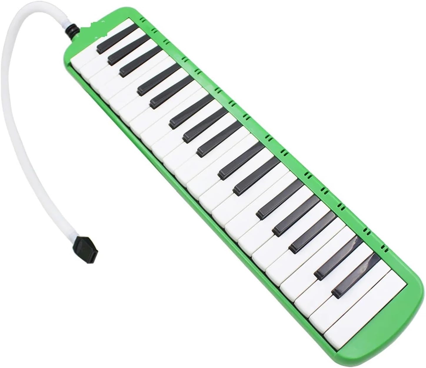 Melodica 37-Key Melodica Portable Tone Piano Keyboard Instrument With Windpipe Backstrap(Green)