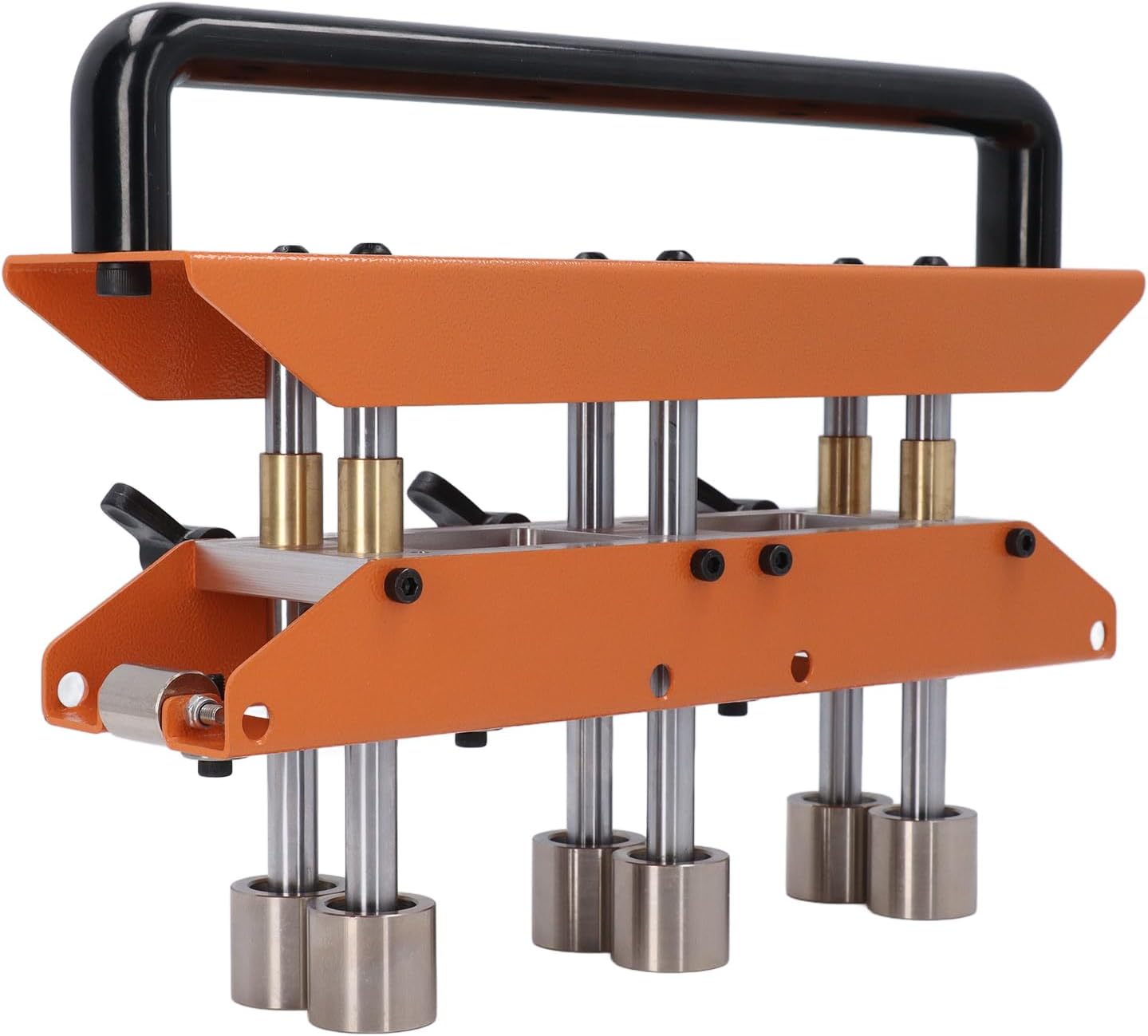 Adjustable Three Station Roller Bender, 0 to 90° Bending Angle Standing Seam Roofing Tools, Professional Accurate Metal Rolling Bending Tool for Industrial Production