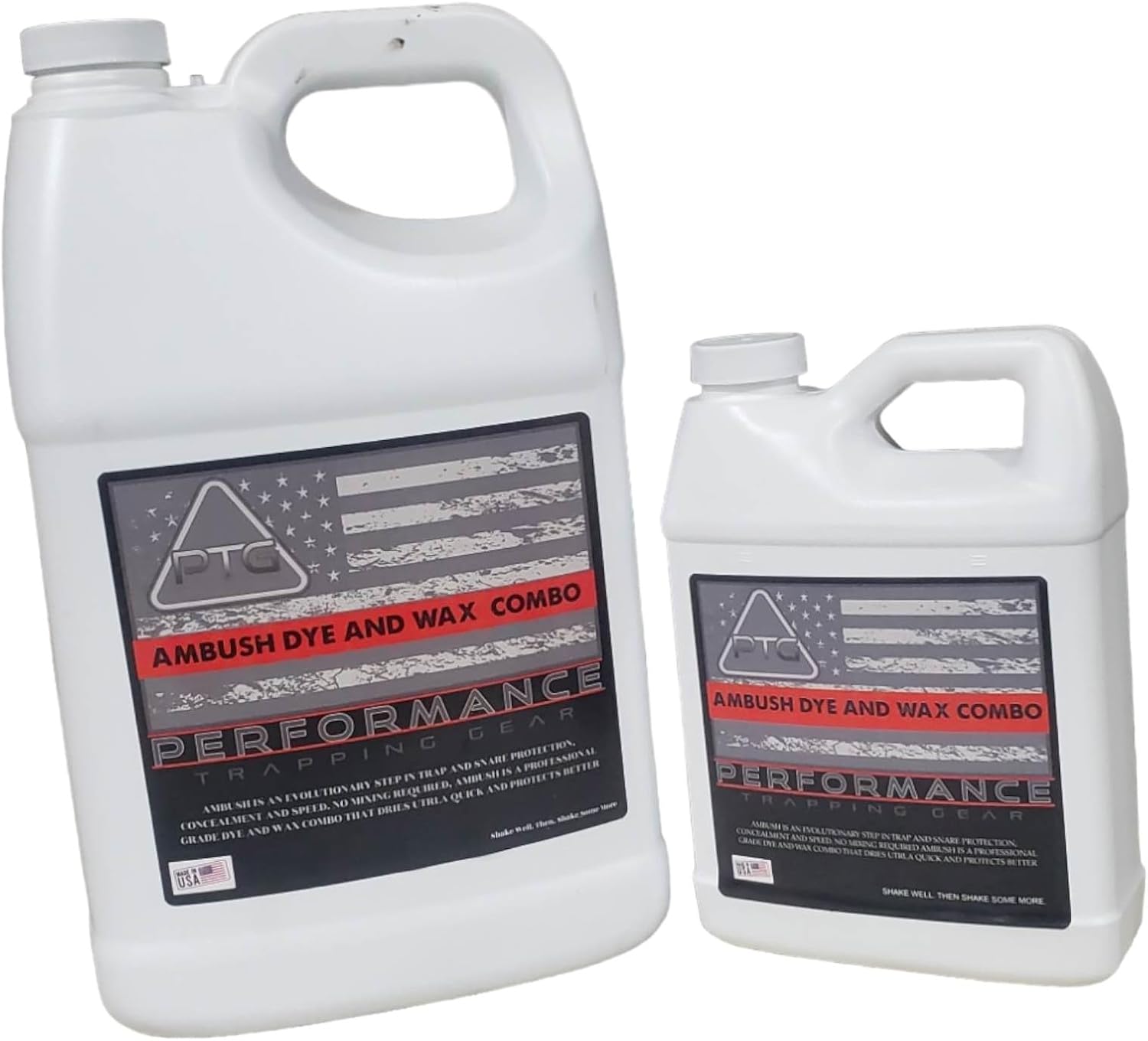 Ambush Gallon 2 in 1 Trap dye and Wax Combo Snare dye by Performance Trapping Gear (Coyote Brown)