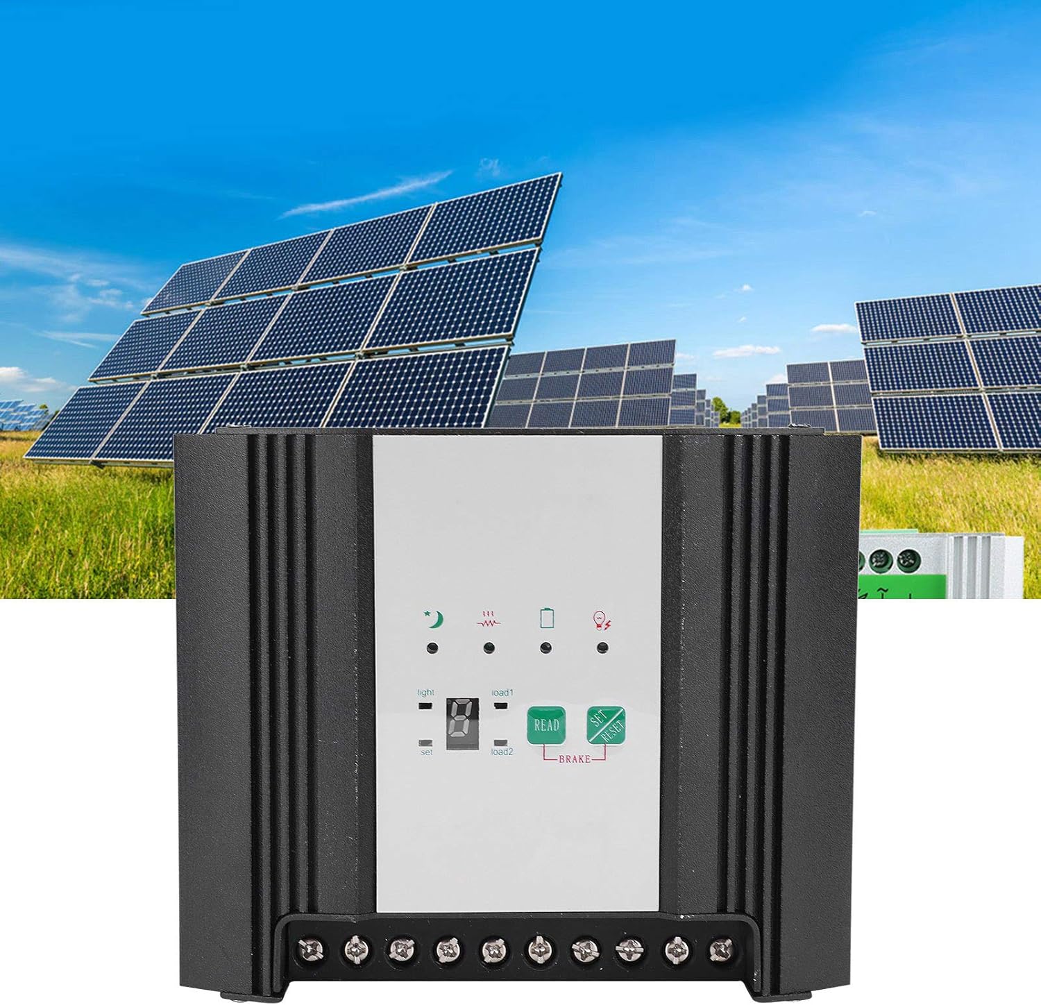 Wind Solar Hybrid Controller, 12V Industrial Equipment for Street Light Systems, High Charging Efficiency, Safe Stable , Clear Panel