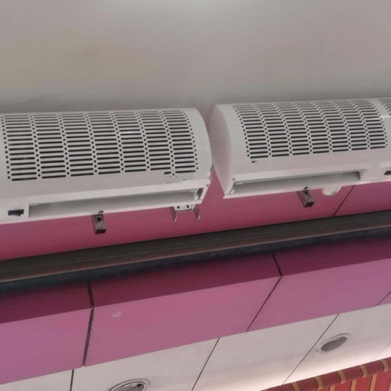 23-inch, 35-inch, 39-inch Black Commercial Silent Air Curtain Machine, Strong Ventilation, Protect The Fresh Air Indoors(150cm(59inch))