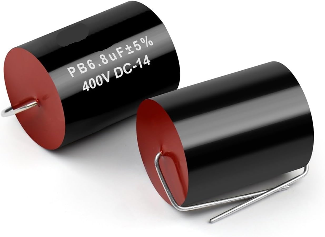 ALKOY 2 Pieces Audio Amplifier Capacitor MKP Crossover Audio Capacitor Voltage Divider 400V 0.1uF-47uF Suitable for Filter/Amplifier/Audio/HiFi (Size : 47UF 400V)