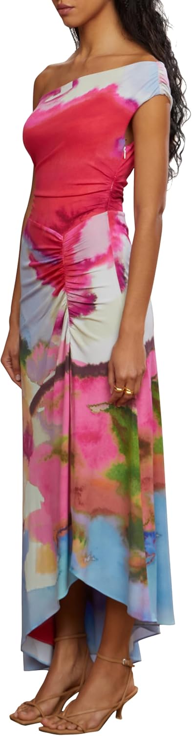 AMUR Women's Ella Printed Jersey Dress