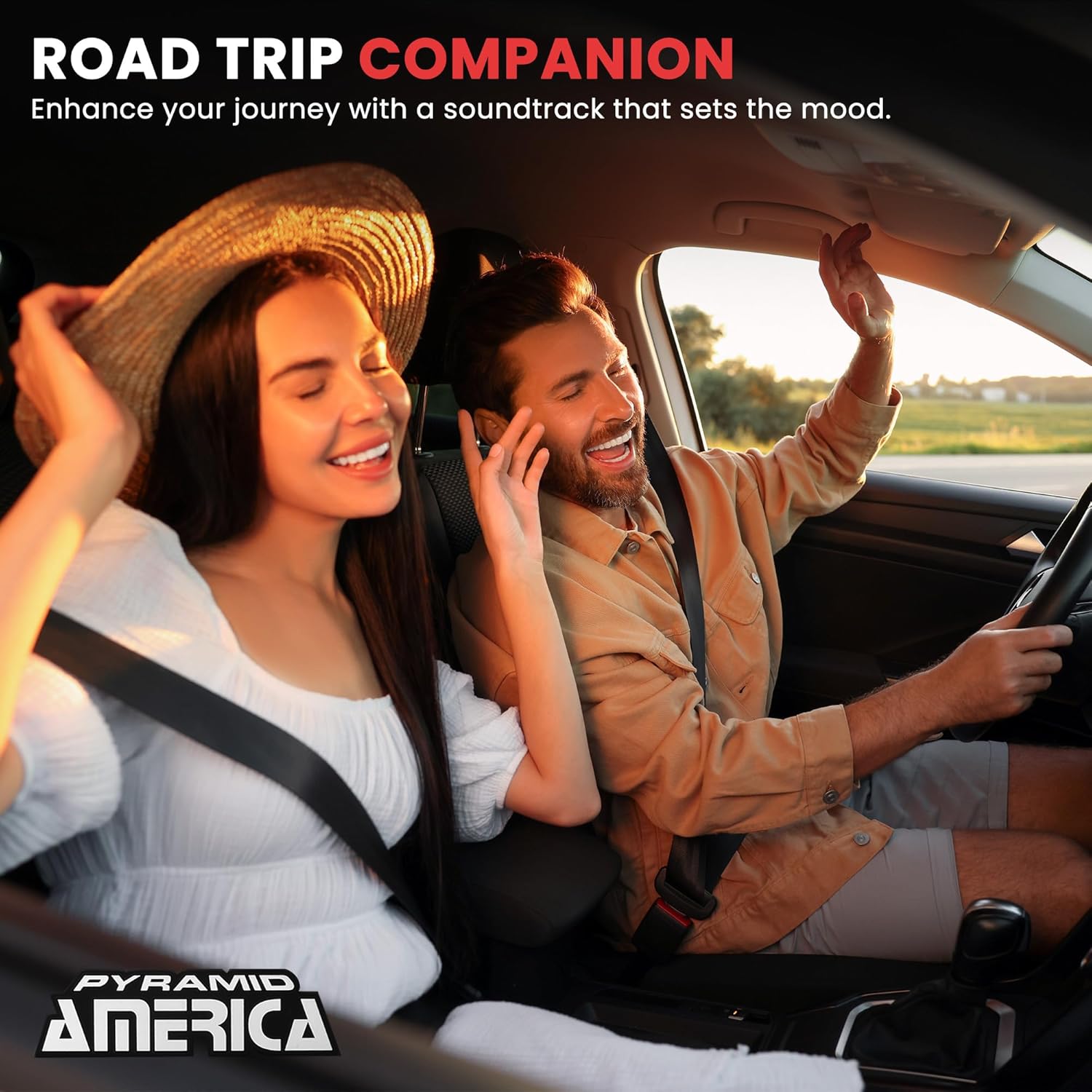 Pyramid 2 Channel Car Stereo Amplifier - 5000W High Power 2-Channel Bridgeable Audio Sound Auto Small Speaker Amp Box w/MOSFET, Crossover, Bass Boost Control, Silver Plated RCA Input Output - PB3818