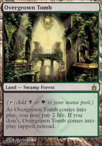 Overgrown Tomb Near Mint Foil English Magic the Gathering Ravnica Magic Card MTG ,#G14E6GE4R-GE 4-TEW6W301626