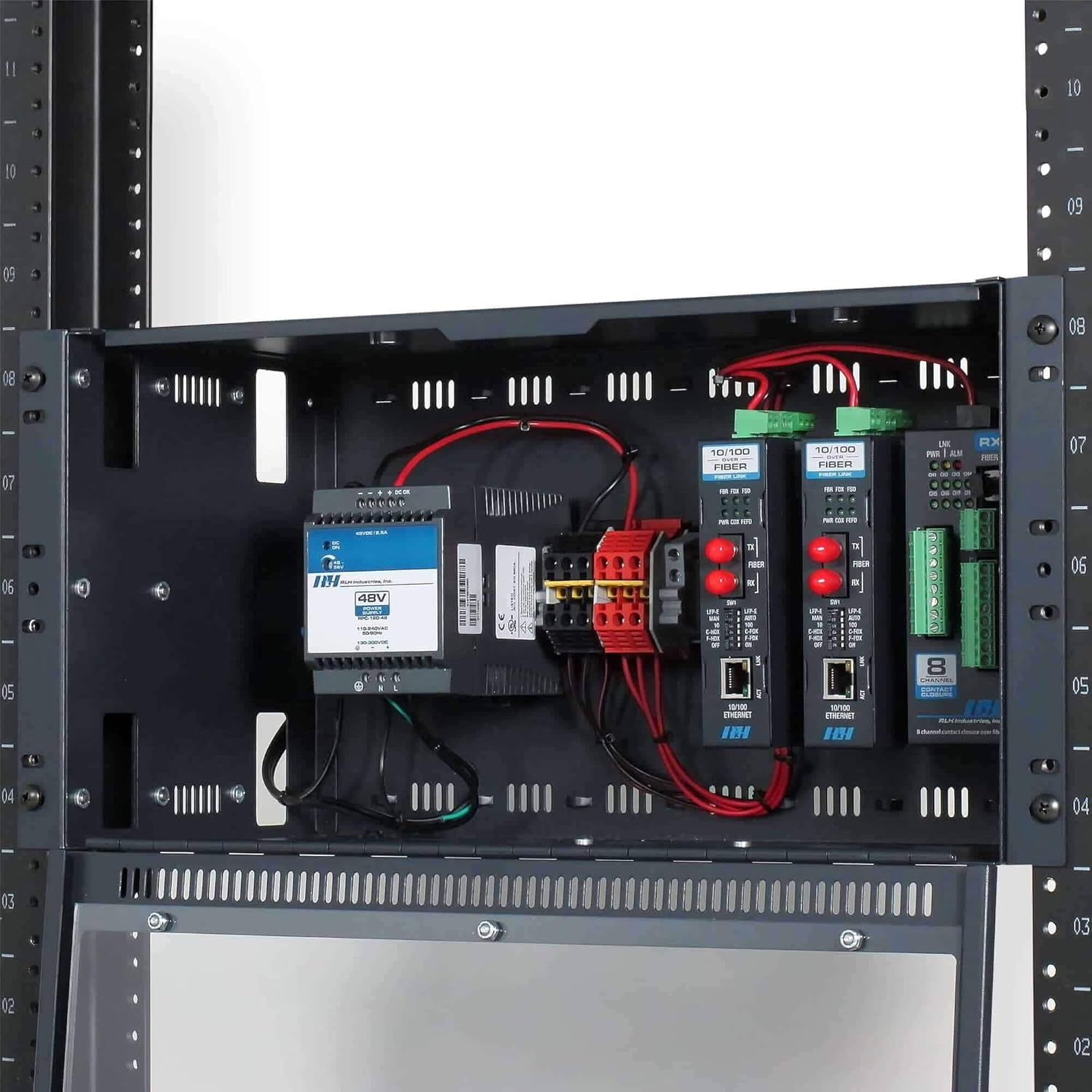 Rack & Wall Mount DIN Rail Device Enclosure