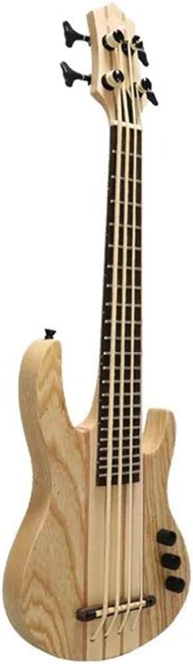 Adult Ukulele Electric Ukulele Bass Guitar 30 Inch 4 String Mini Bass Electric Guitar Pickups Maple Ash