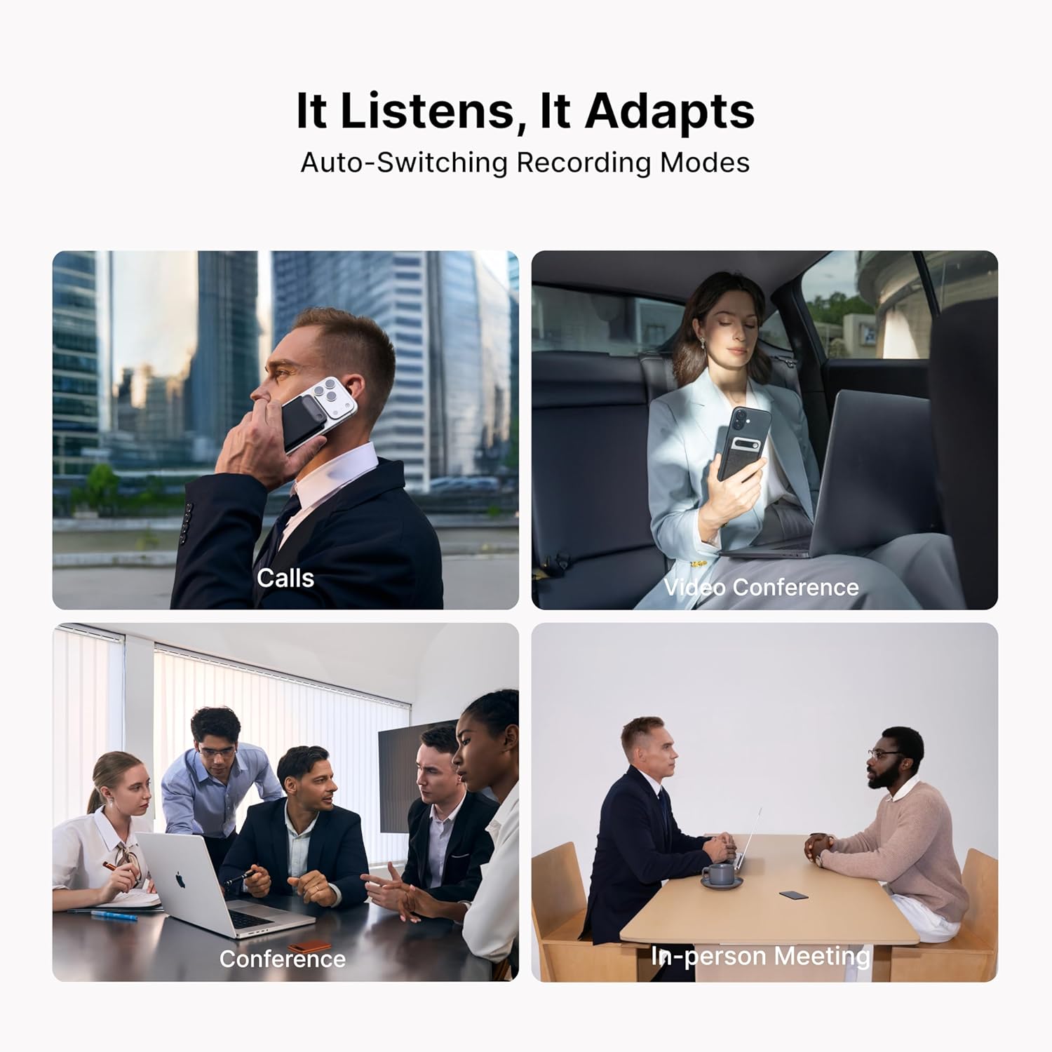 Comulytic Note Pro AI Voice Recorder, Unlimited Transcribe & Summarize, One Tap Recording Device with AI Note Taking, Support 113 Languages, 64GB, Audio Recorder for Calls, Meetings, Lectures, Black