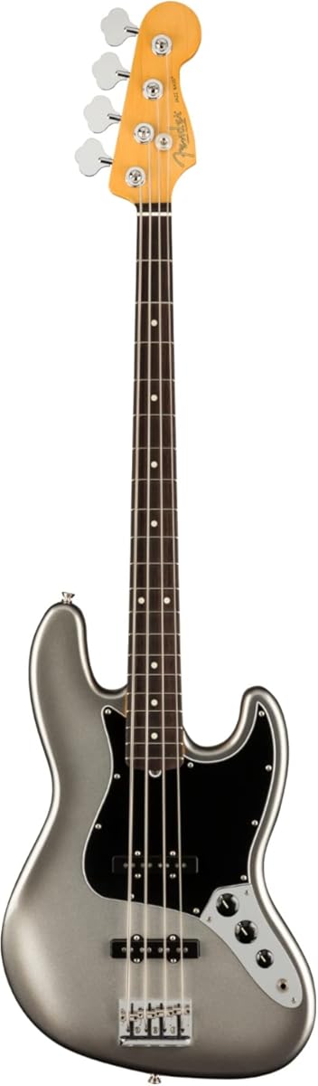 Fender American Professional II Jazz Bass, Mercury, Rosewood Fingerboard