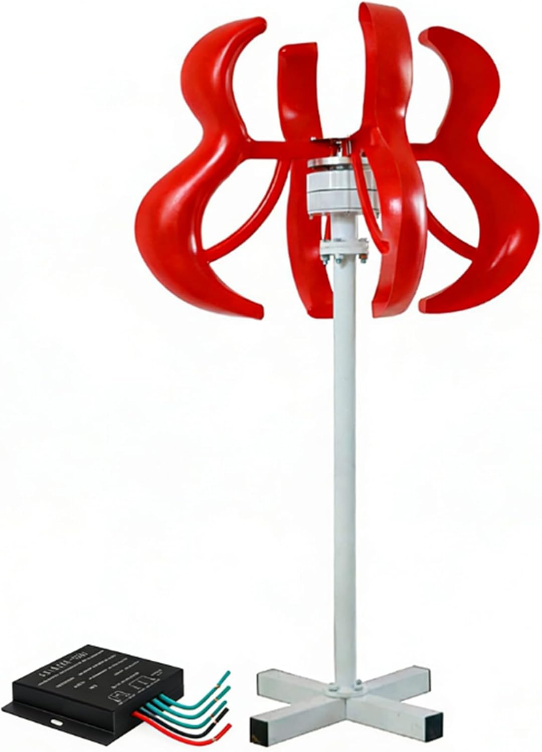 9000W Wind Turbines Wind Generator,12V 24 V 48 Volt Fiber Blade Horizontal Home Power Windmill Energy Turbines, for Boats Terraces Cabins Or Home,220V