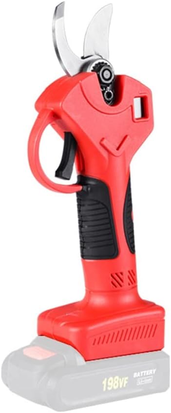 Cordless Electric Pruning Shears, Battery Powered Garden Tree Trimmer with Brushless Motor, 30mm Cutting Diameter, LCD Power Display (Color : Digital Display, Battery *1 : Battery x3)