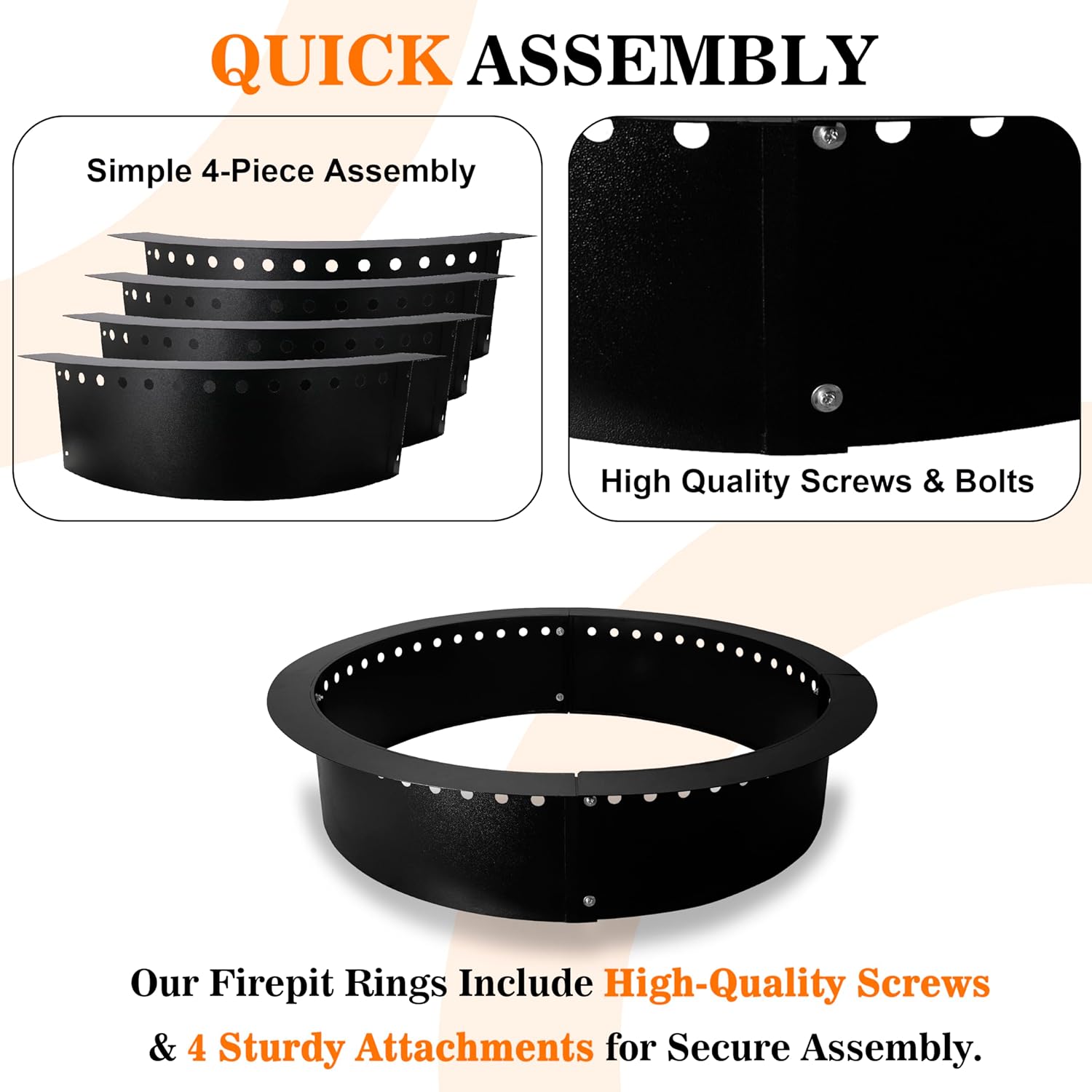 FEBTECH Smokeless Fire Pit Ring Insert 45