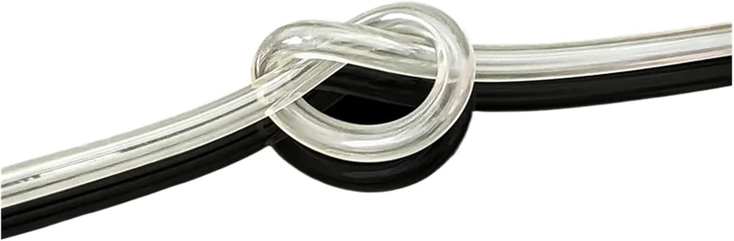 Revive Furniture Inner Dia 0.5mm .8 1 .2 .6~3mm Transparent PVC Plastic Hoses Water Tube 5M/10/15/20M Anti Tearing Bending(20M,ID3.5X5.5mm)