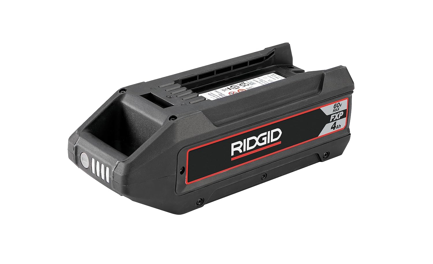 RIDGID 70788 4.0 Ah FXP Battery with 40 Minute Charging, Fast-Charging 60V Lithium Ion Battery, Provides Cordless Power to FXP Tools, 1 Count (Pack of 1)
