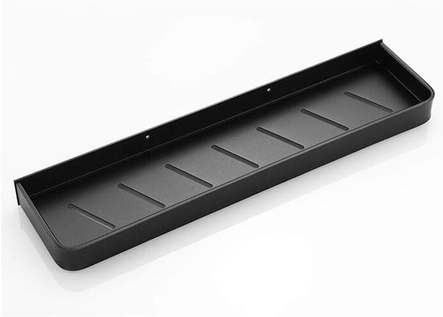 VIDI Bathroom Shelf Bath Shower Aluminum White Corner Shelf 50CM Wall Mounted Black Kitchen Storage Holder