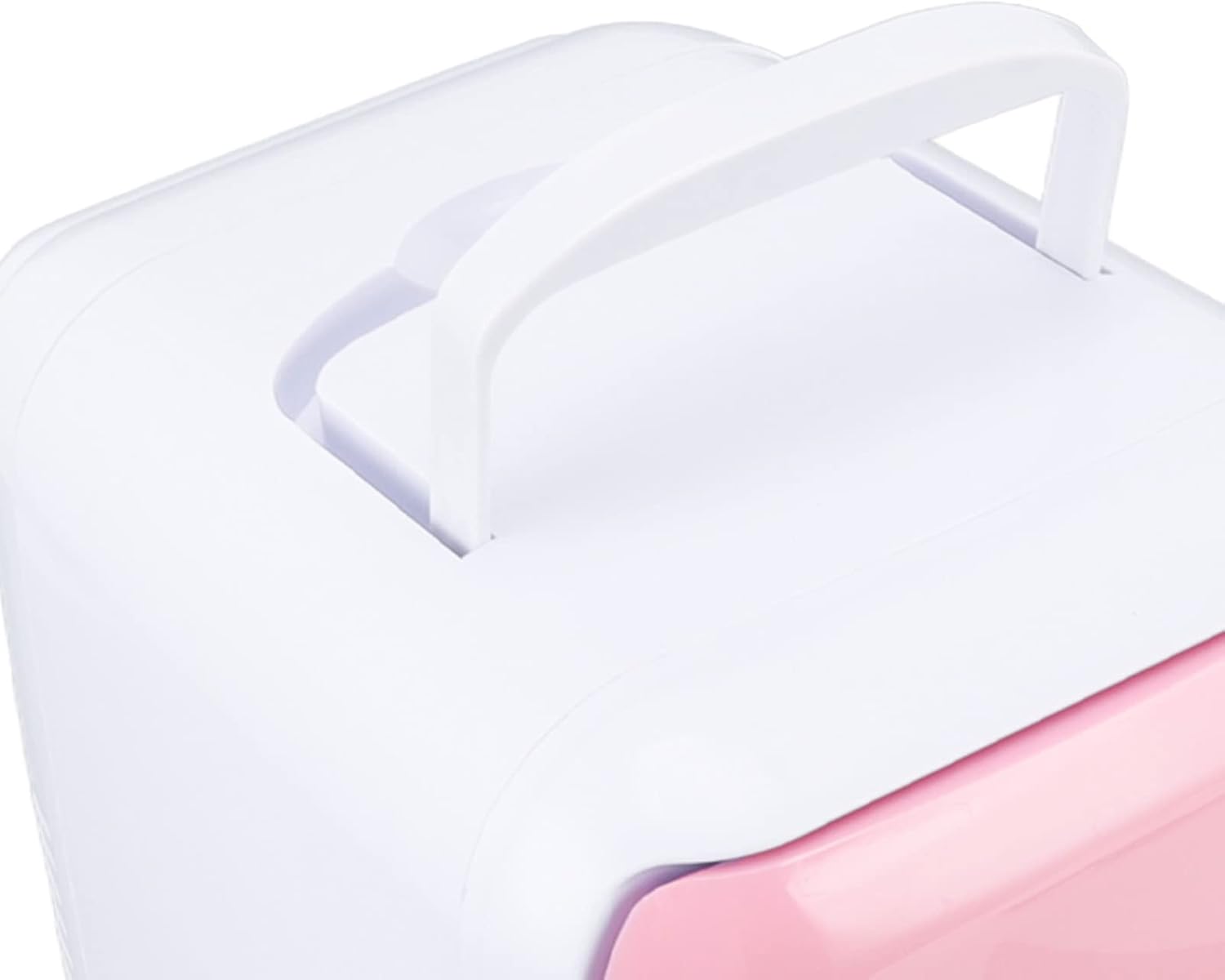 Pilipane Car, Portable Mini Fridge 4 Liter, Office Desk & College Dorm Room, Small Refrigerator Cooler for Food, Drinks, Beauty & Makeup, Skincare Mini Fridge for Bedroom(Pink)