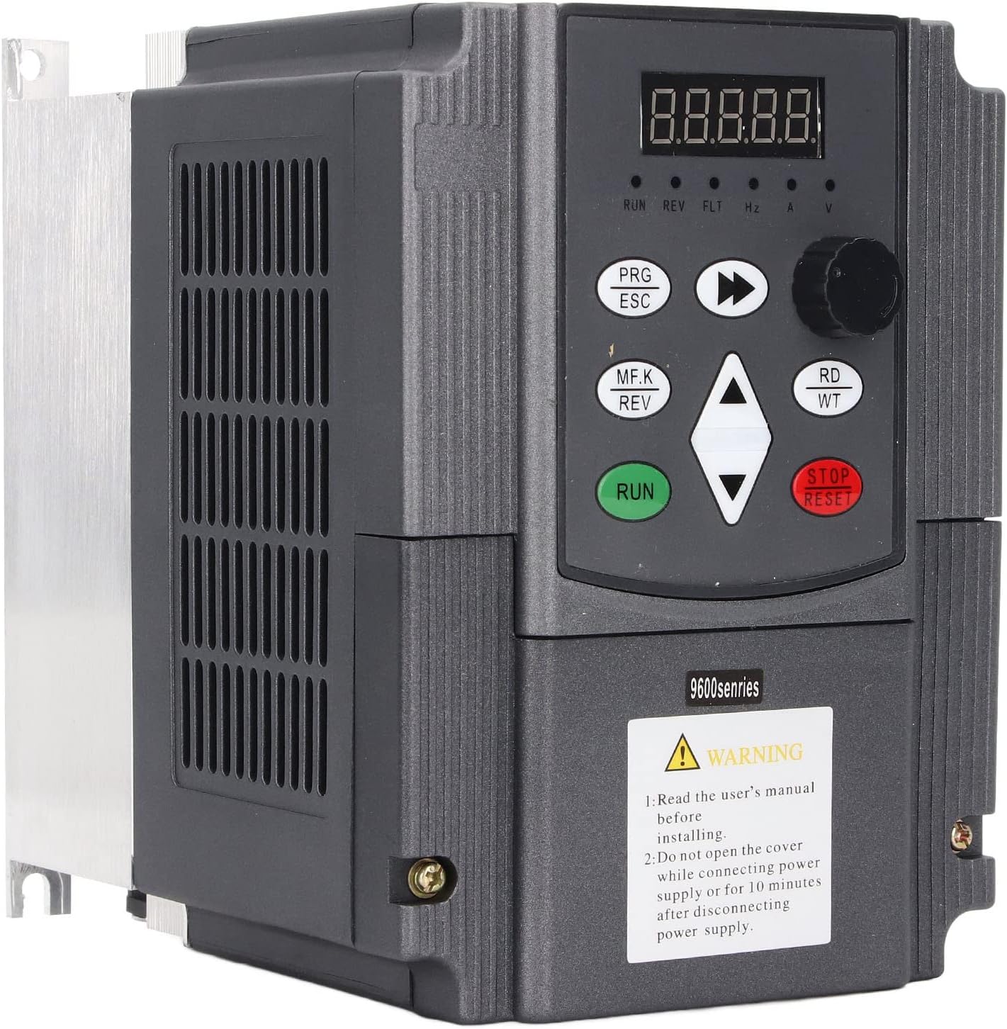 Eujgoov Solar Photovoltaic Motor Drive Inverter Variable Red Digital Display, Heat Dissipation Exquisite Craftsmanship for Frequency Converter VFD Inverter