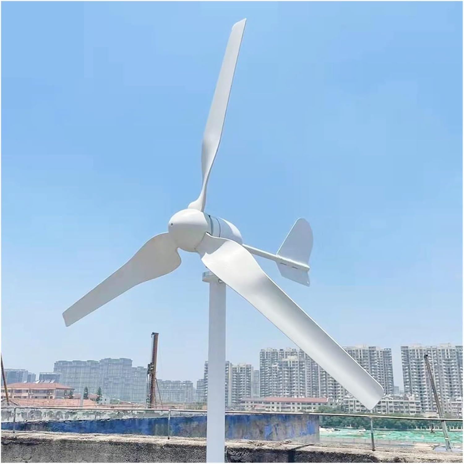 10000W Horizontal Wind Turbine Generator Kit 12V 48V 20000W Wind Turbine Generator for Home Use with Controller Low Starting Speed for Home(12V_20KW)