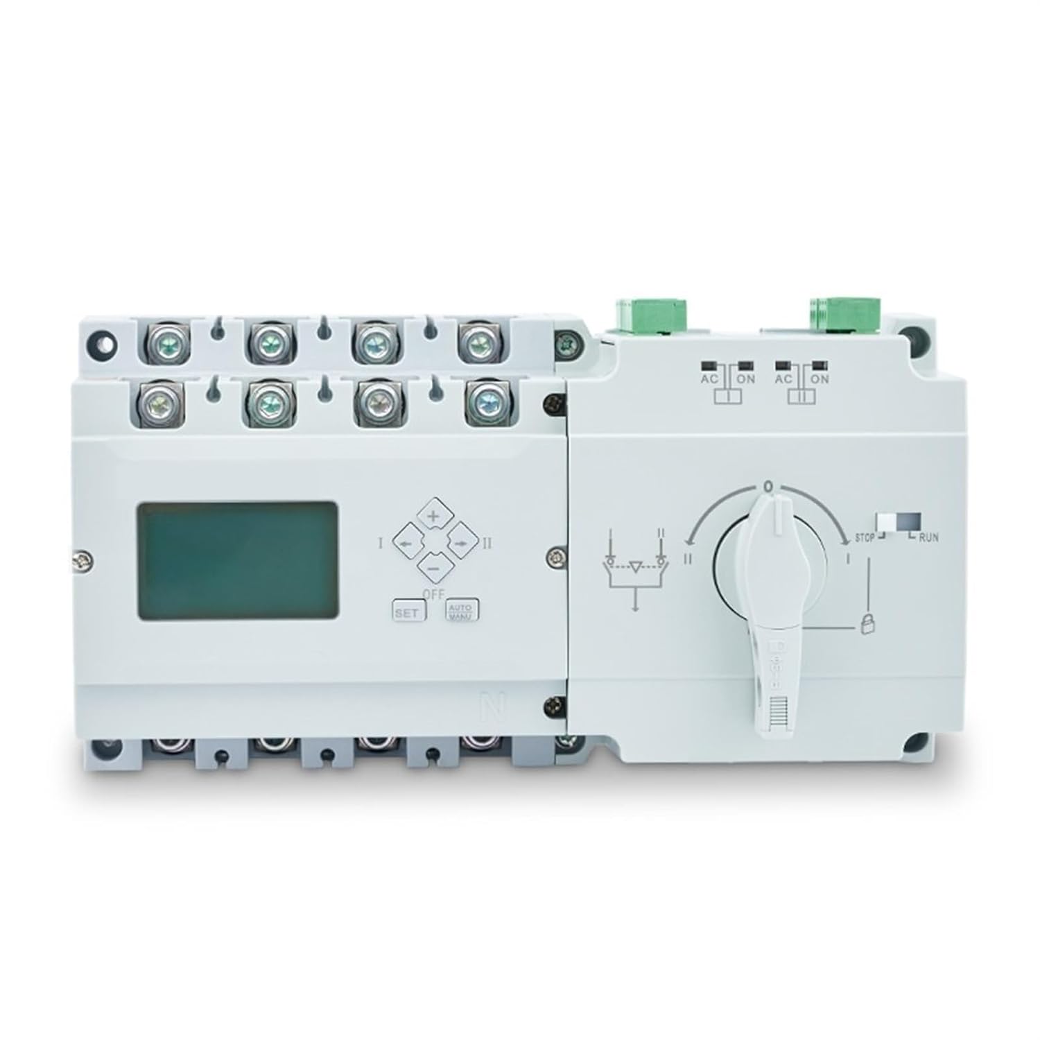Generator ATS Automatic Transfer Switch Double Power Controller 63A 100A 125A 250A 630A 1000A ATS 125B (Color : 400A to 630A C Type)
