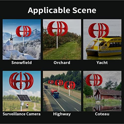 12000W Wind Turbine Generator Kit - 12V-220V 5-Blade 3-Phase AC Permanent Magnet for Home & Streetlight - High Efficiency Renewable Energy Solution