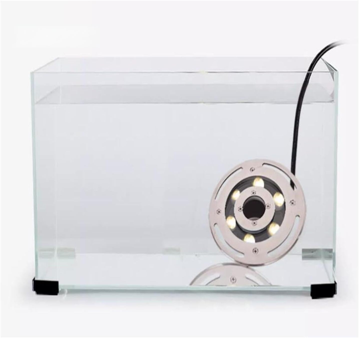 Underwater Pond Light - LED Ring Fountain Light, IP68 Waterproof Submersible LED Landscape Spotlights, Stainless Steel Park Plaza Fountain Lights, for Pond Aquarium Pool(RGB,18W(12V))