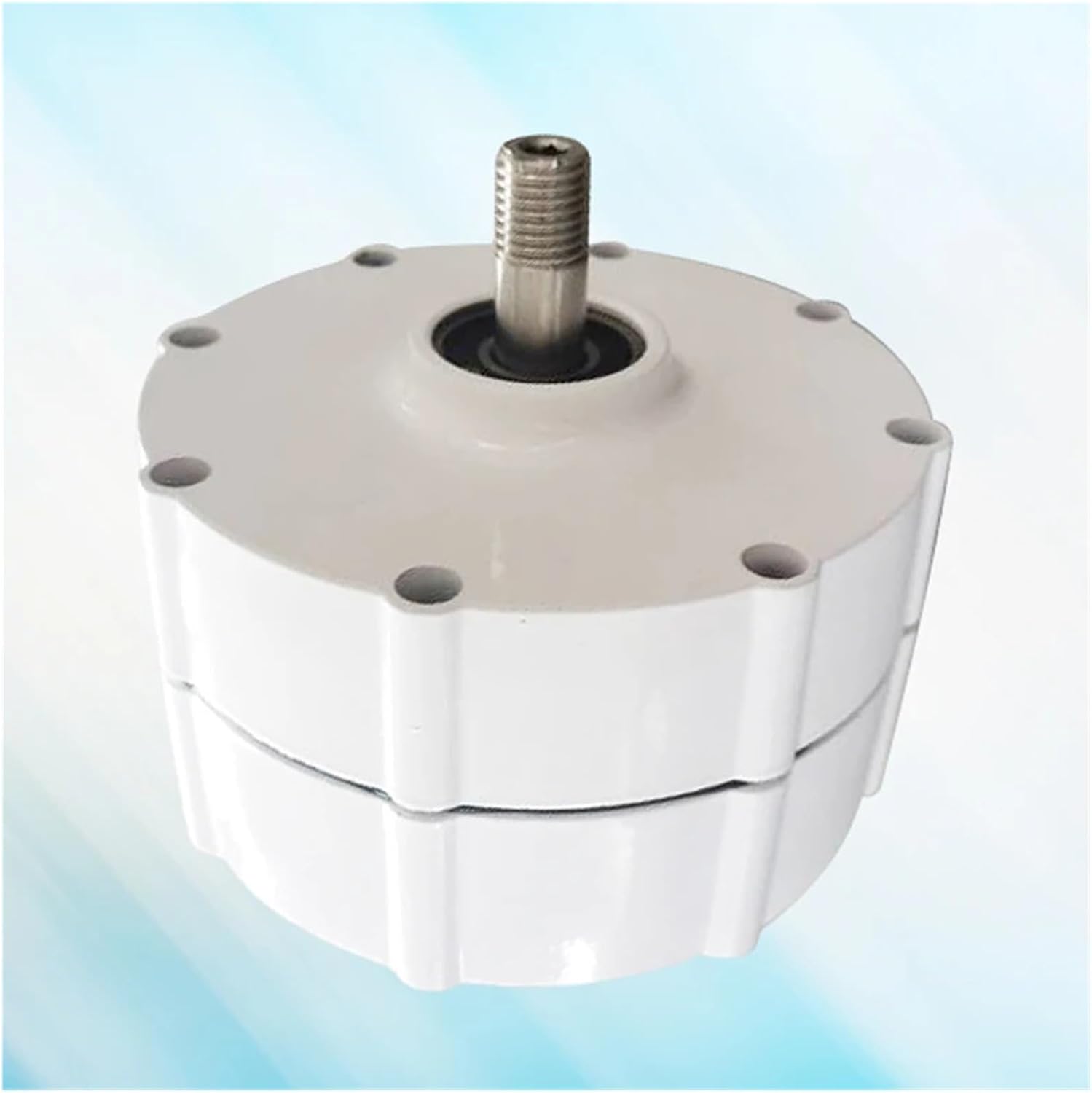 Windmill Generator, 5KW 12V 24V 48V Electric Generator Windmills Dynamo Water Turbine Gearless Permanent Magnet Generator 5000W For Home Use (Color : WB, Size : SINGLE SHAFT_24V_5KW)