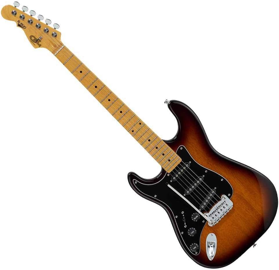 G&L Tribute S-500 Left-handed Electric Guitar - Tobacco Sunburst