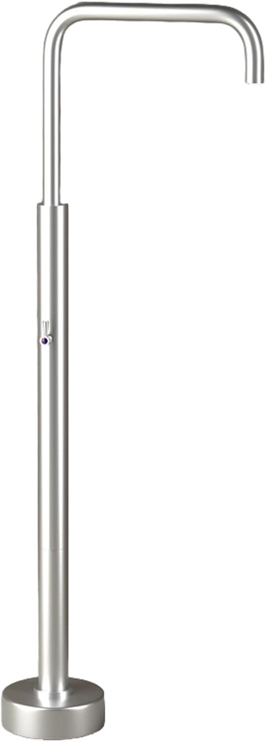 Hose Stand with Spigot Smart Garden Water Column 304 Stainless Steel Standing for Backyard Pool Beach Bathroom Washing(Silver)