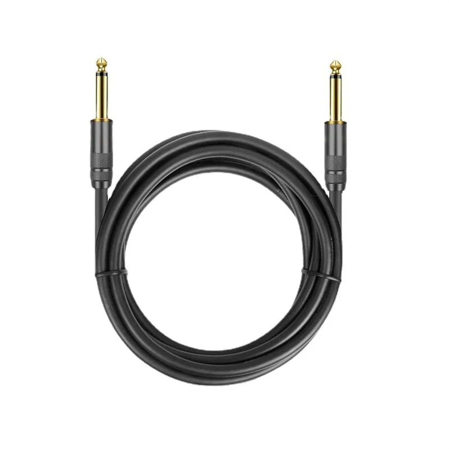 Pro Audio Cable 1/4 Inch Straight Instrument Cable 6.35mm to 6.35mm Stereo Professional Guitar Cable for Guitar Amplifier Keyboard(TS,15m)