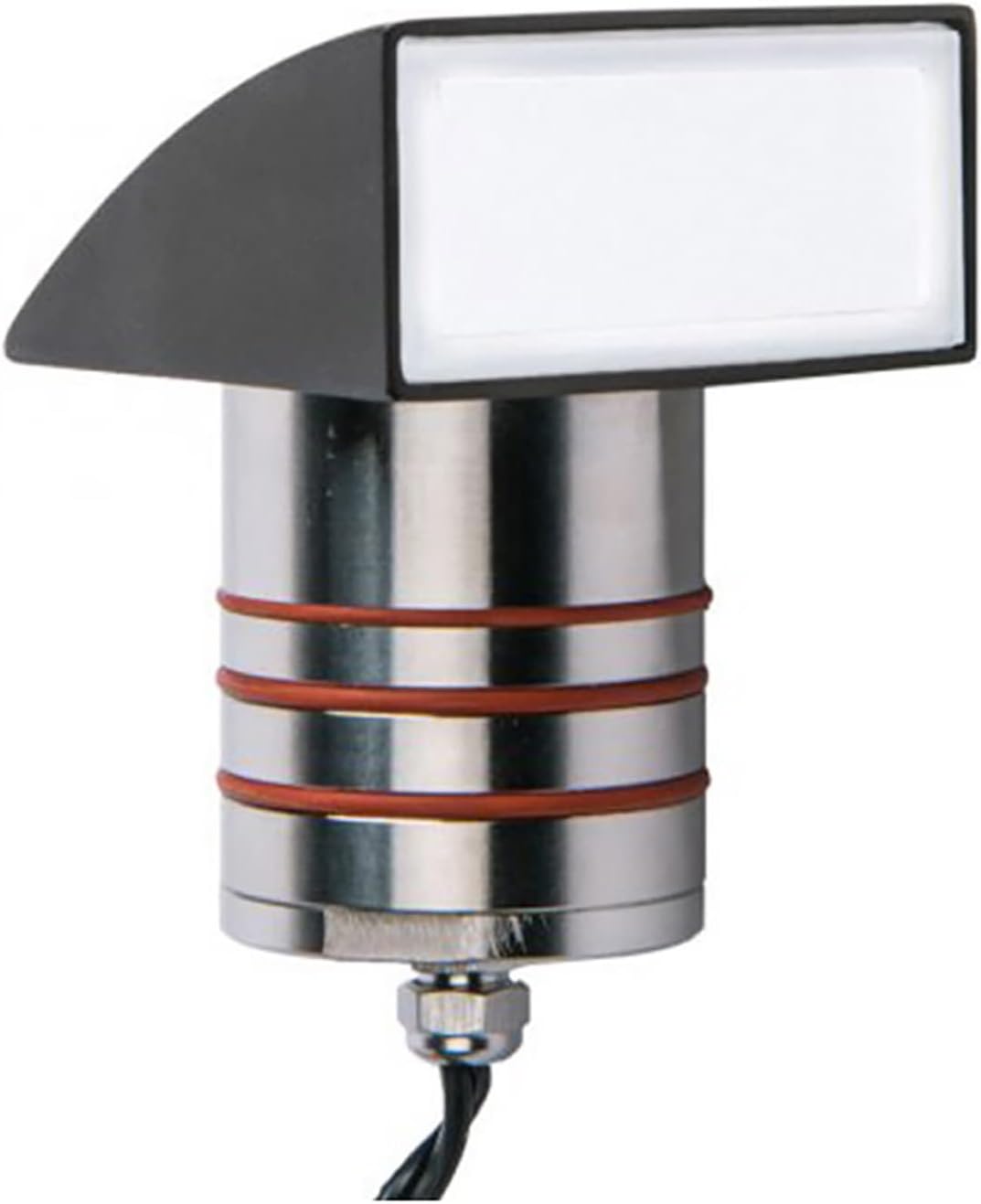 WAC Landscape Lighting, LED 2in 12V Hood Top Inground Indicator Light 2700K in Stainless Steel Coated with Bronze